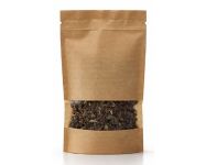 Пакеты крафт с окошком Zip-Lock 100 г. фото 1